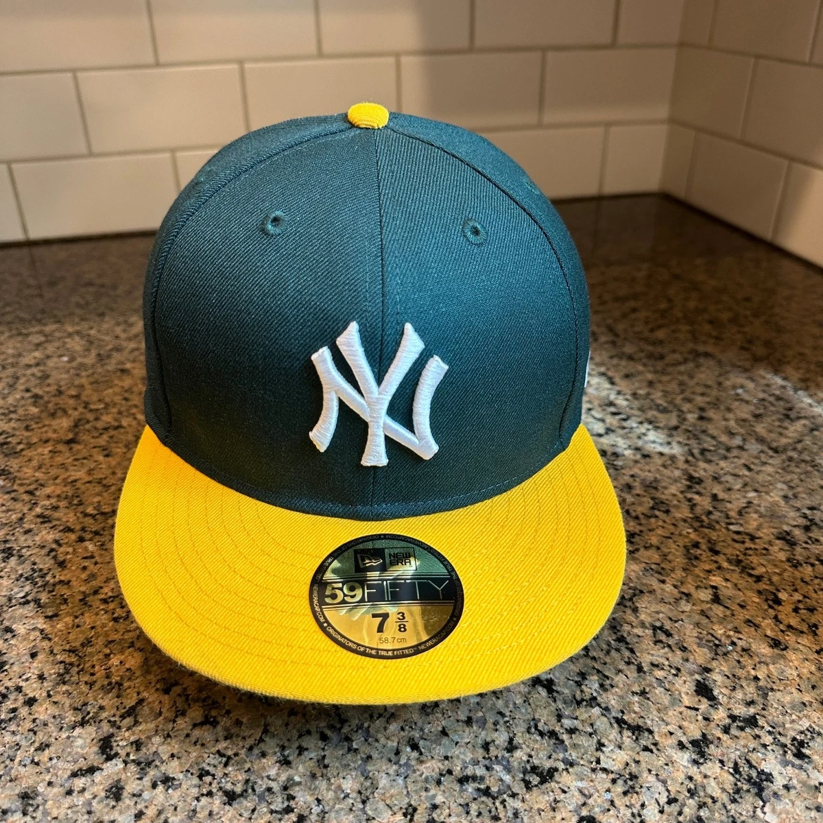 Baseball Cap Men's Green 7 3/8 Size for sale | eBay