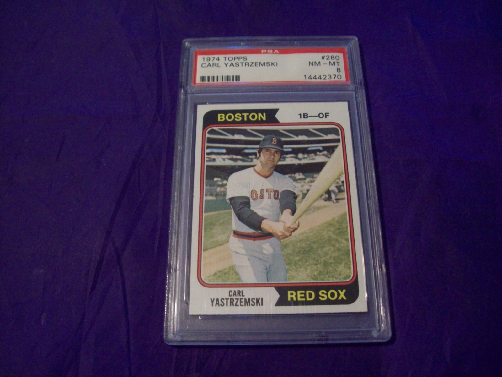 1974 TOPPS #280 CARL YASTRZEMSKI PSA 8