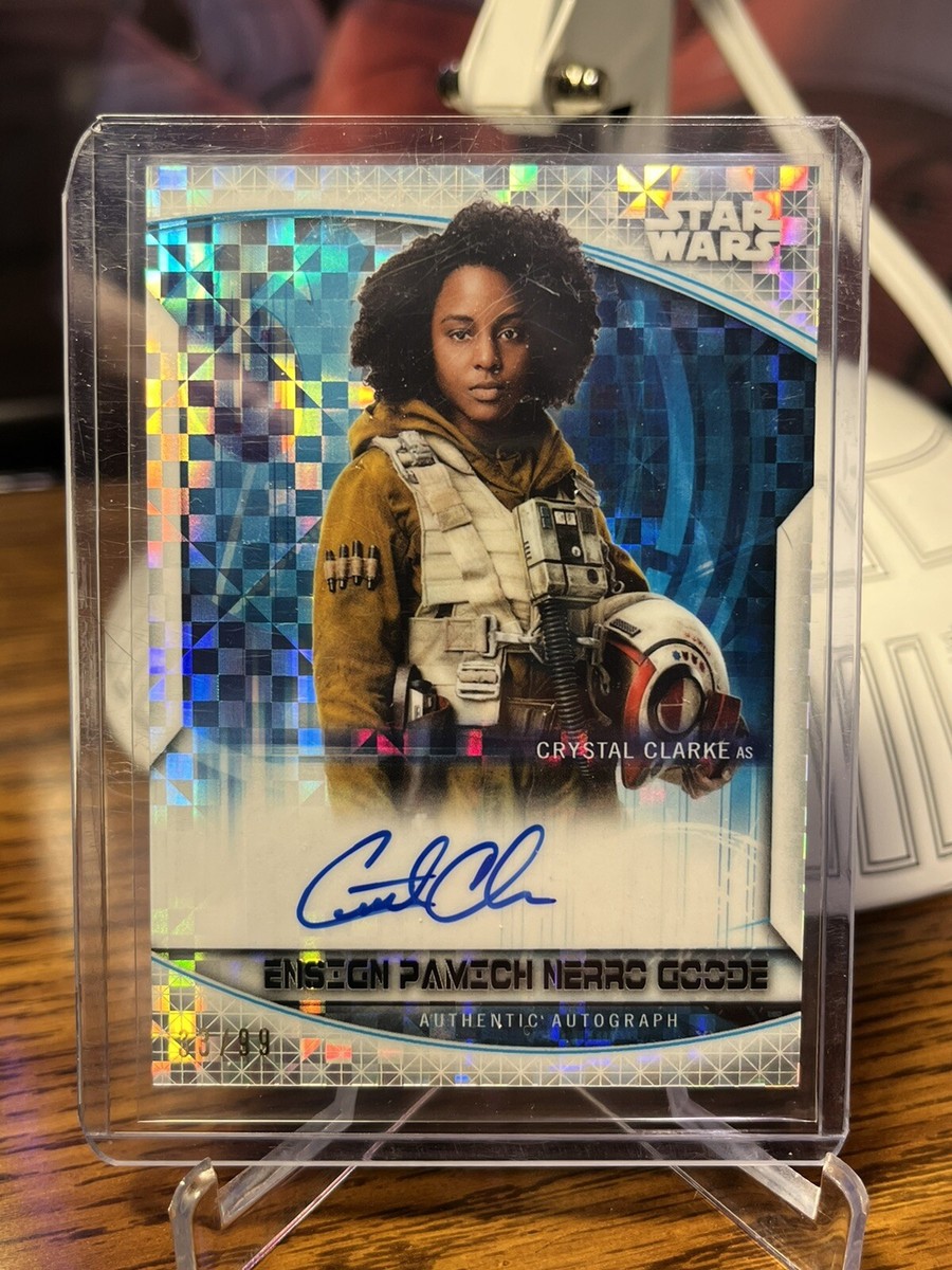 Topps Star Wars Autograph Card Chrome Numbered Alliance Topps Star Wars Autograph Card Chrome Numbered Alliance
