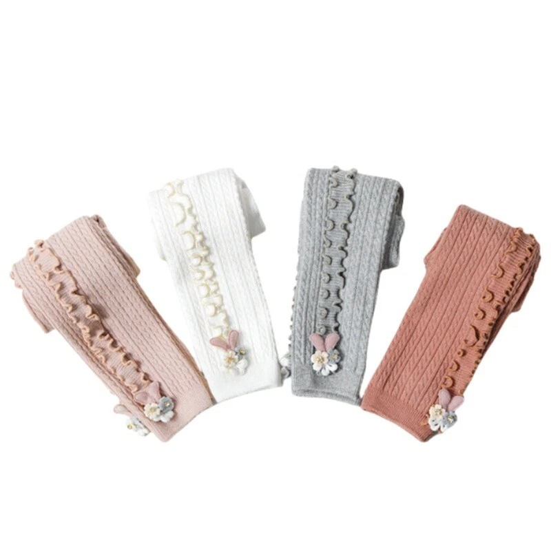 Primavera Otoño Hongos Leggings Para Bebés Niñas Leggins Algodón Niños Pantalones 6M-7Y Foto 2 de 4