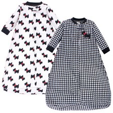 Hudson Baby Long-Sleeve Fleece Sleeping Bag, Scottie Dog, 0-9 Months