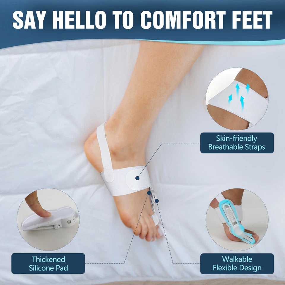 Hallux Valgus Bunion Corrector Orthopedic Pain Relief Toe Straightener Splint US - Image 3 of 4