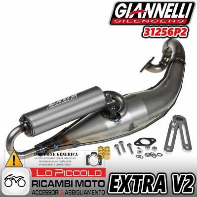 GIANNELLI EXTRA V2 MALAGUTI F12 R PHANTOM AIR CHINA 31256P2 expansion muffler