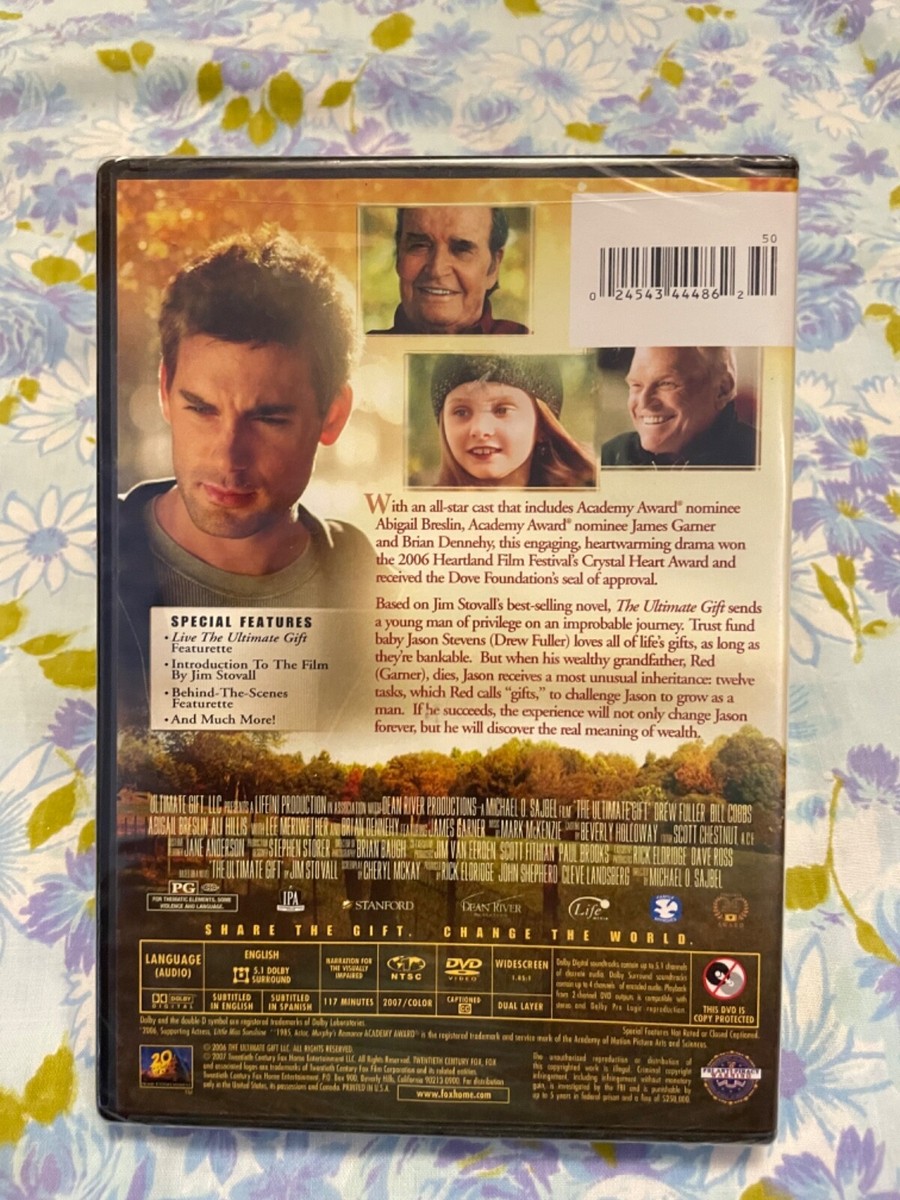 DVD The Ultimate Gift BRAND NEW Drew Fuller Bill CObbs Abigail