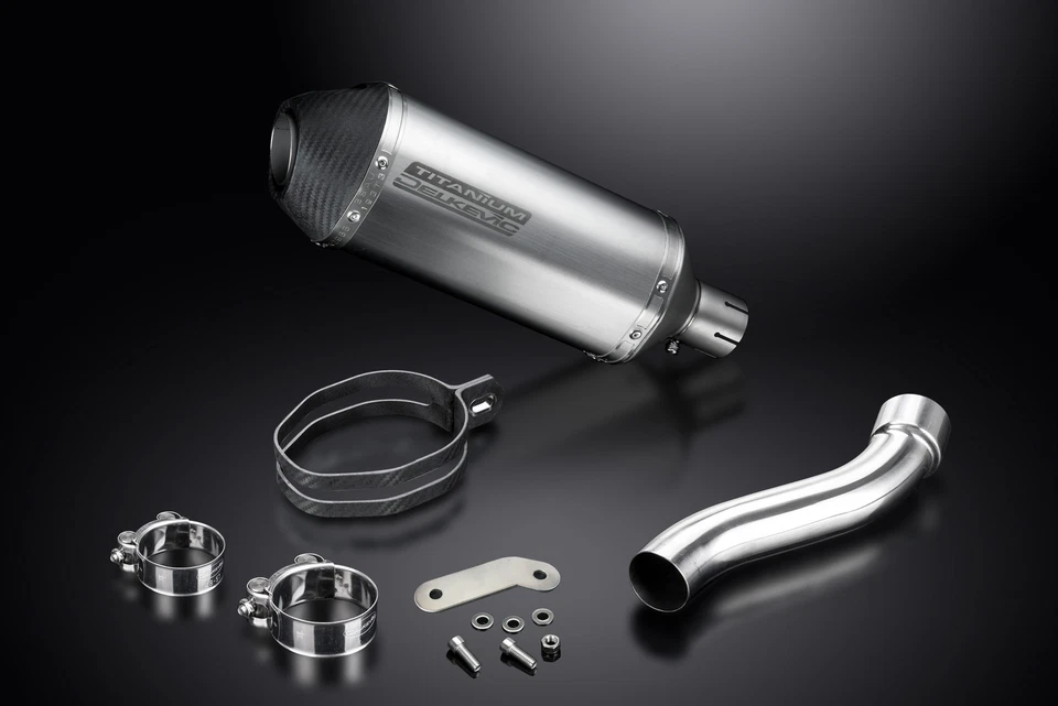 Silenciador de escape Ducati Monster 1200 y 821 2014-2020 Slip On 10" X-Oval Titanium  Foto 3 de 4