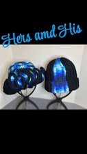 His and hers handmade Crochet hats