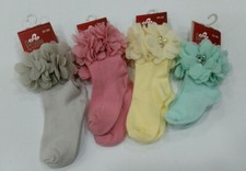 CLEARANCE Joblot Baby Toddler Stunning Fancy Frilly flower Socks x 70+  resale