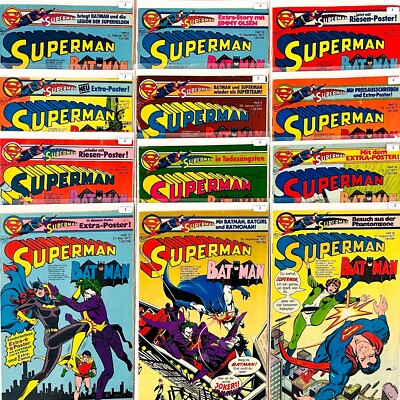   SUPERMAN JAHRGANG 1977   Ehapa Verlag - Nr. 1-26 zur Auswahl - Zustand 2 (gut)