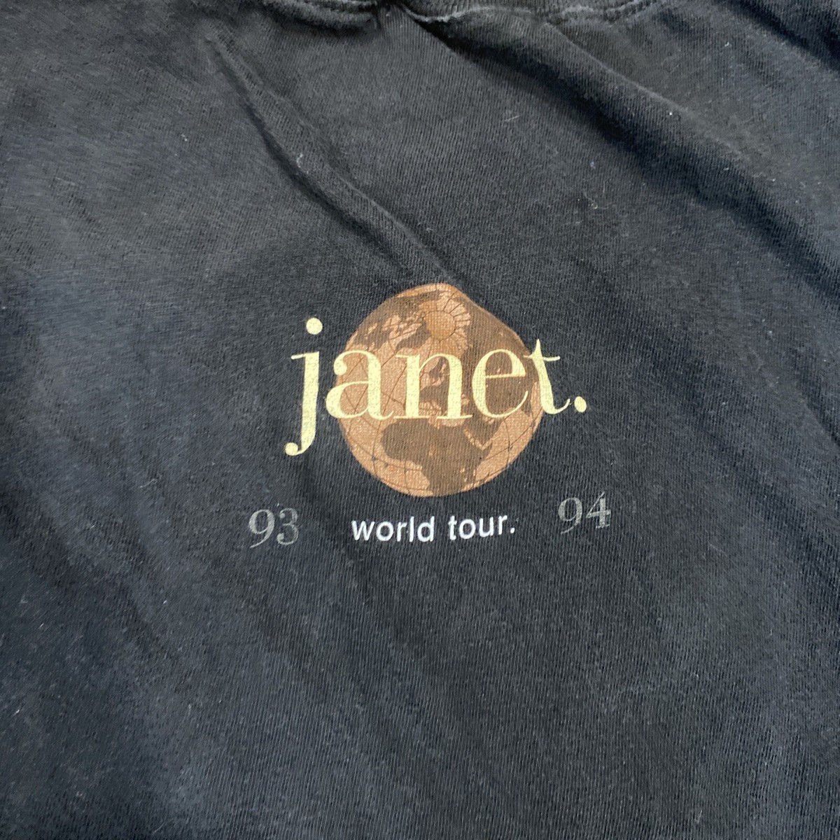 Janet Jackson shirt vintage janet World Tour 93 94. Size XL | eBay