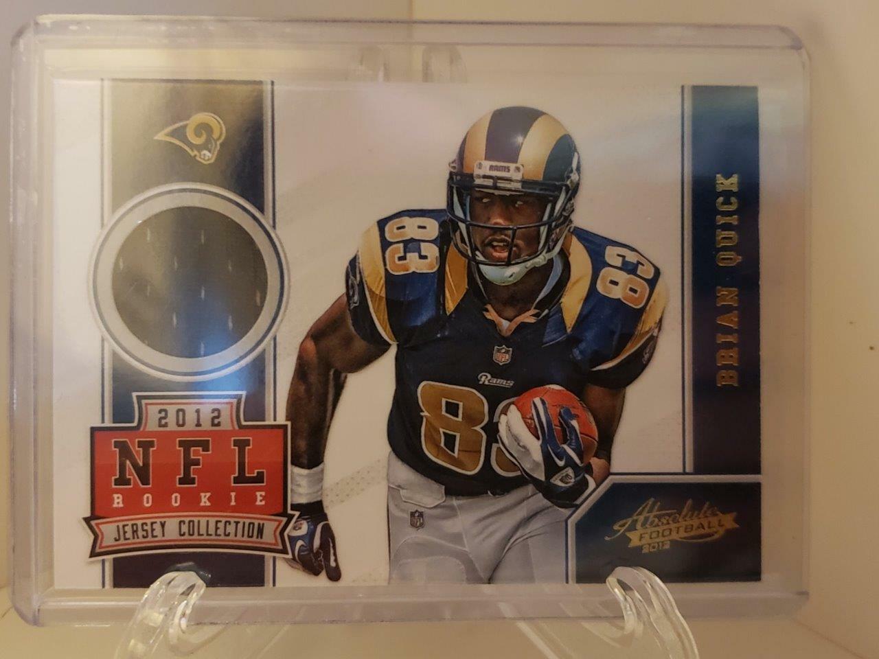 2012 Panini Absolute Rookie Jersey Collection #6 Brian Quick GU Rookie