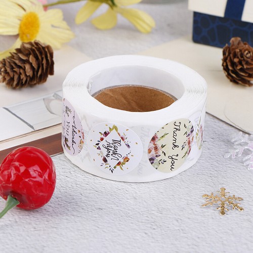 500Pcs/Roll Thank You Stickers Seal Labels Wedding Party Envelopes Seal ...