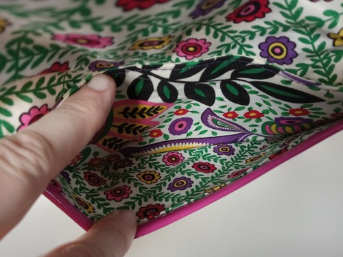 2011 Vera Bradley Viva La Vera Clutch gewebt Stroh Umschlag Handgelenktasche - Bild 7 von 13