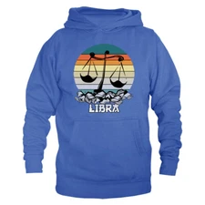 Libra Zodiac Sign Horoscope Astrological Graphic Hoodie