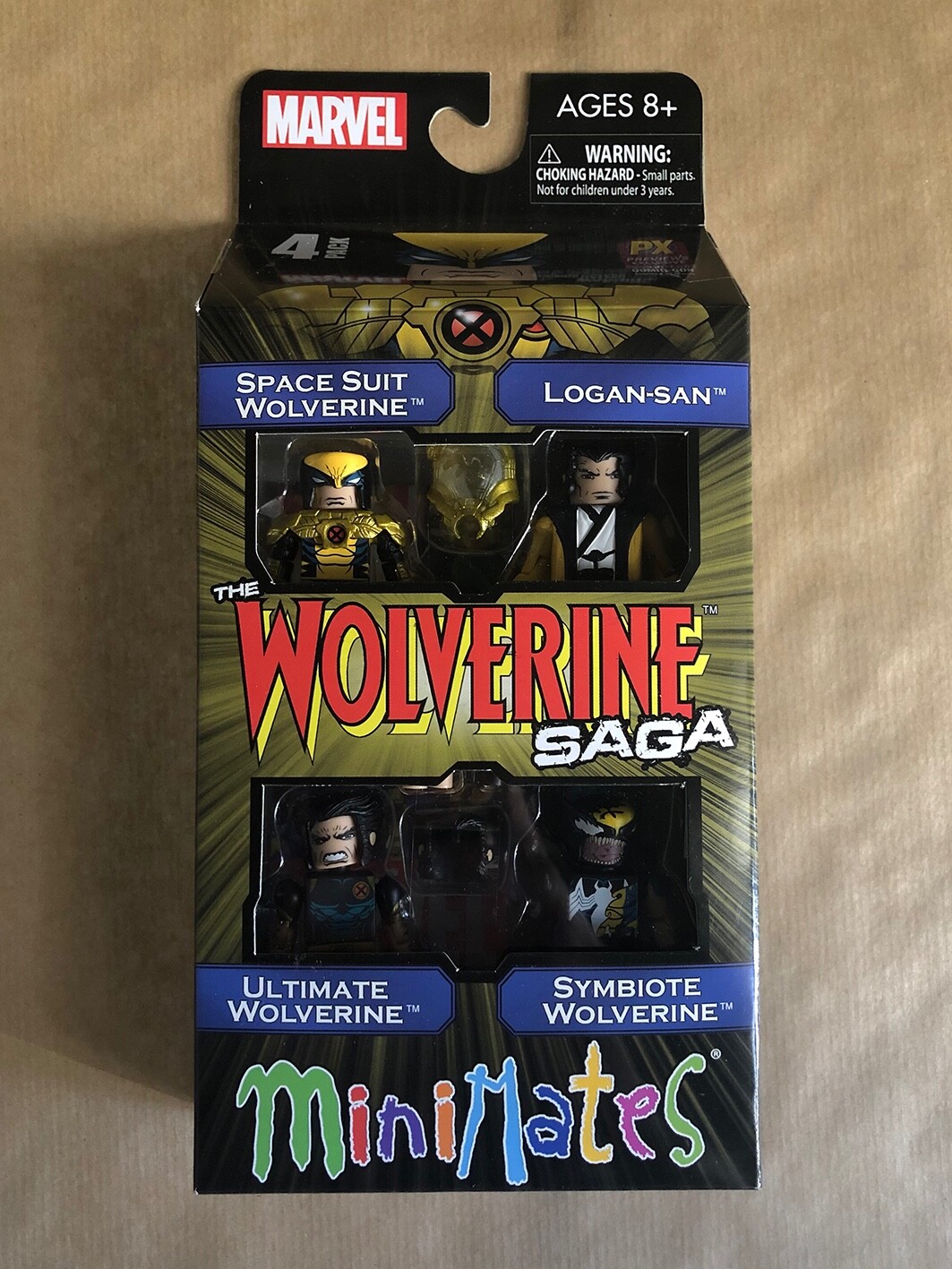 Minimates MARVEL - Lobezno - Wolverine saga contiene lobezno simbionte venom