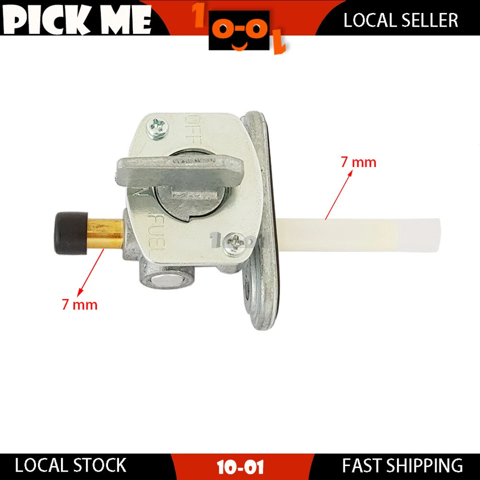 Válvula de grifo de combustible Petcock para motocross para Yamaha YZ 125 2001 2002 2003 2004 Foto 3 de 4