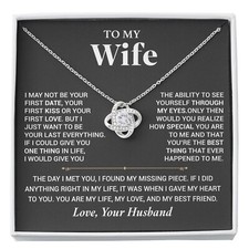 To My Wife Necklace, Christmas Gift For Wife, Christmas Gifts For Her, Wife Gift