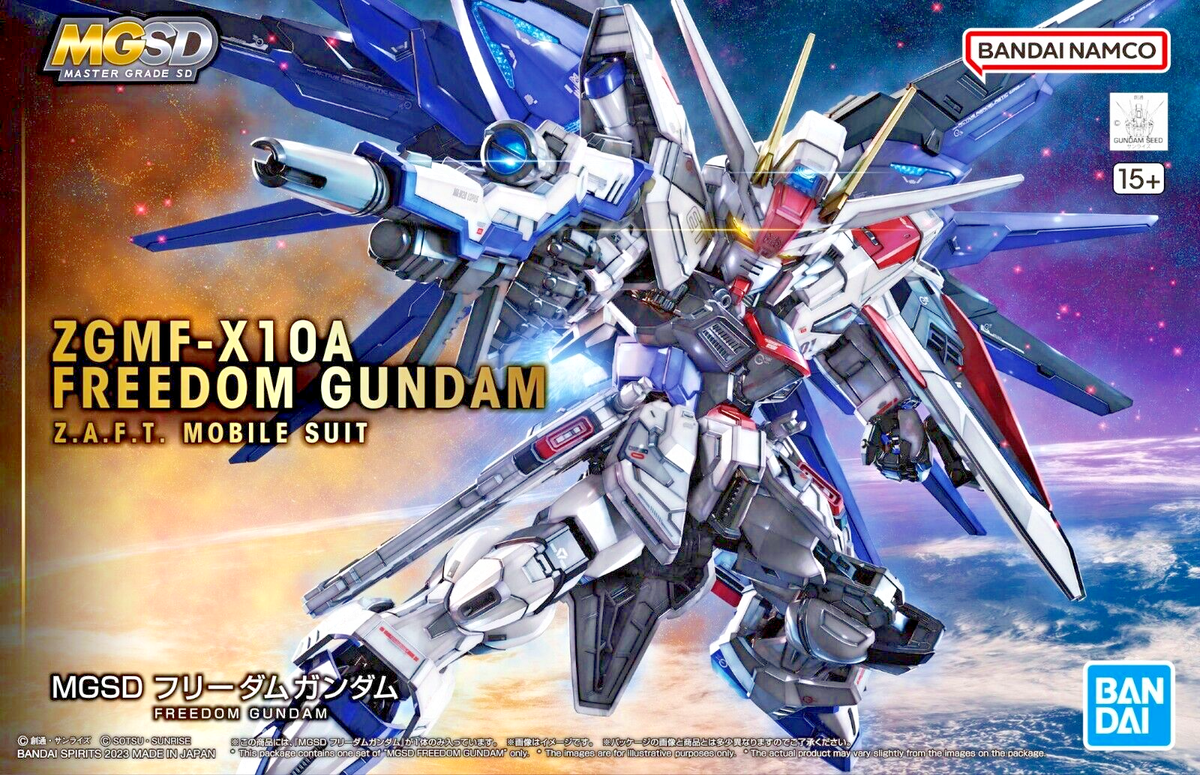 BANDAI - GUNPLA - Master Grade SD - MGSD - ZGMF-X10A Freedom