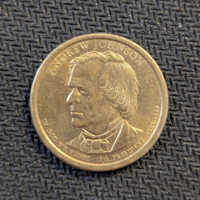 andrew johnson 1 dollar coin (1865-1869) | eBay