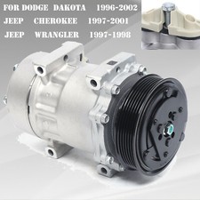 Air Conditioner Compressor Fit 1996-2002 Dodge Dakotajeep Cherokee Wrangler Air Conditioner Compressor Fit 1996-2002 Dodge Dakotajeep Cherokee Wrangler