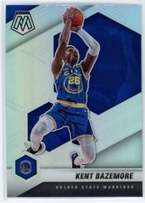 Kent Bazemore 2020-21 Panini Mosaic Silver Holo Prizm SP #44 Warriors