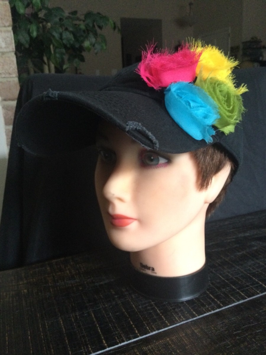 Vintage Otto Collection Multi Rosette Baseball Hat Cap Collectible
