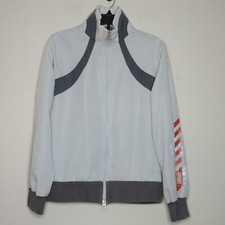 Nike Vintage Women's High Collar Double Zip Front Long Sleeve Track Jacket M B52