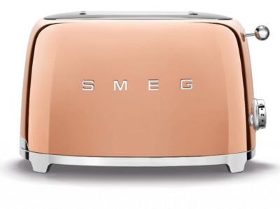 50's Retro Style  rosé gold Toaster 2-Schlitz  von Smeg