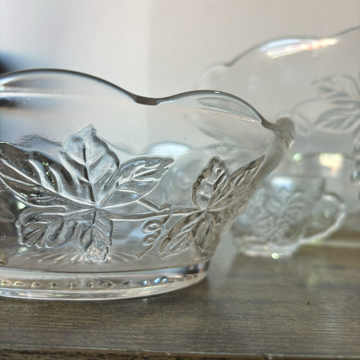 27 Piece Vintage Design Punch Set Anchorglass Anchor Hocking Glass