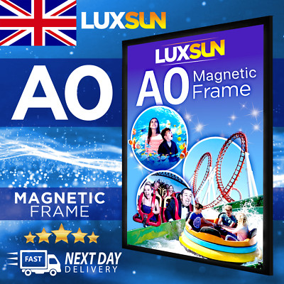 A0 | Premium Slim LED Beleuchtet Wandrahmen Poster Display Menütafel