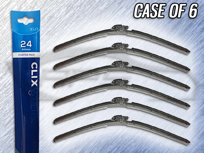 AUTOTEX CLIX 24" WIPER BLADE - CLIX-24 - CASE OF 6 - REPLACES IN 10 SECONDS - Image 2 of 4