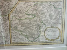 Robert de Vaugondy stara mapa 1757 Bałtyk Rugia Polska bałtycka Brandenburgia