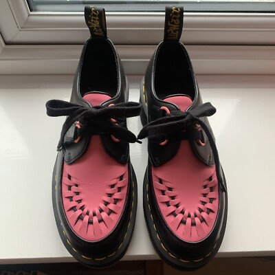 Dr Martens x Lazy Oaf Limited Edition Mint Condition UK Platform Creepers  Rare UK - Main Image