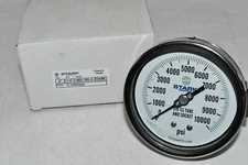 NEW Stark Industries 46S-10K-C Pressure Gauge 4'' 0-10000 PSI 1/4'' NPT 