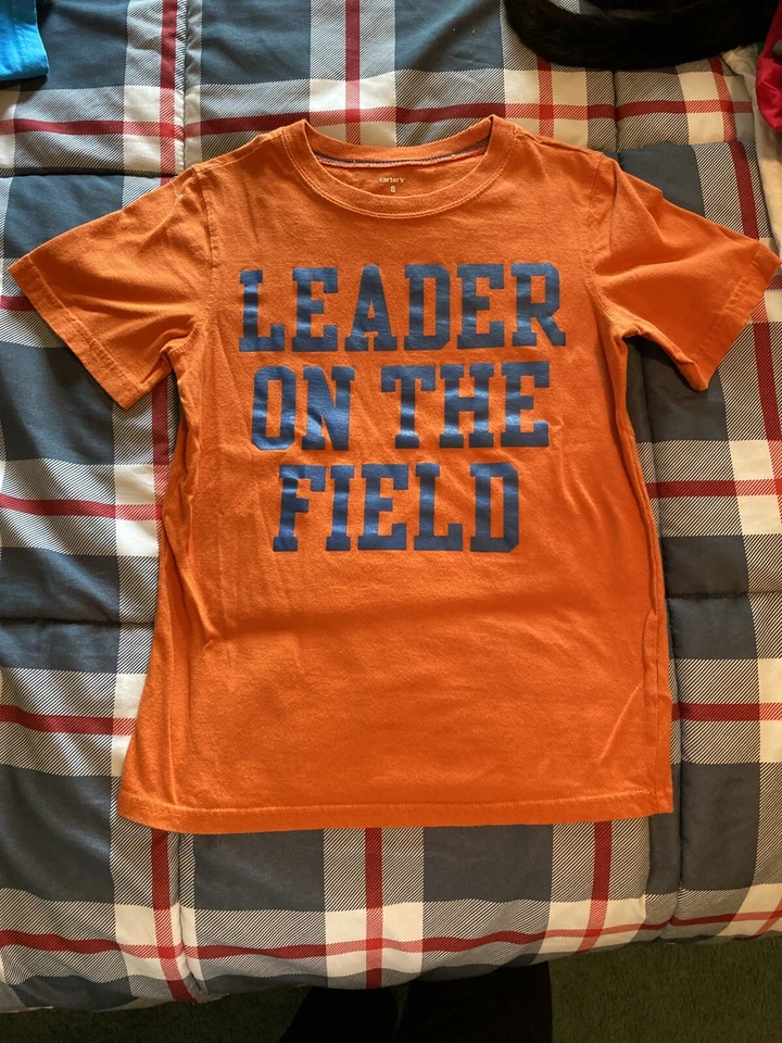 Carters Old Navy LOT Of 5 Boys Long Sleeve Shirts Halloween Winter Size 8 - Image 4 of 4