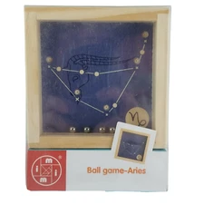 Aries BB Ball Game Wooden Trick Ball Game Toy Fun Brain Teaser C6-1209