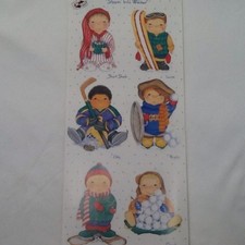 Winter Boys Dimple Street Gang SCRAPBOOKING Stickers by Tie Me To The Moon A67