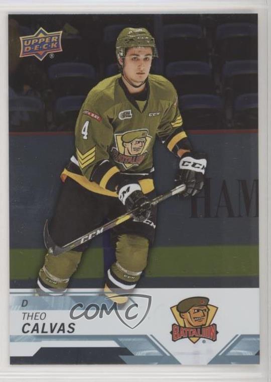 2018-19 Upper Deck CHL Silver Theo Calvas #105
