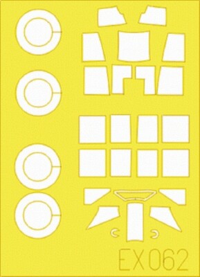 Eduard Mask 1/48 A6M2 Zero / Rufe Mask for Hasegawa  EUEX 062