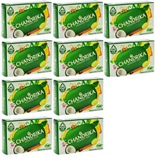 10 Soaps Chandrika Soap 75g Each Soap - Ayurvedic Handmade soap