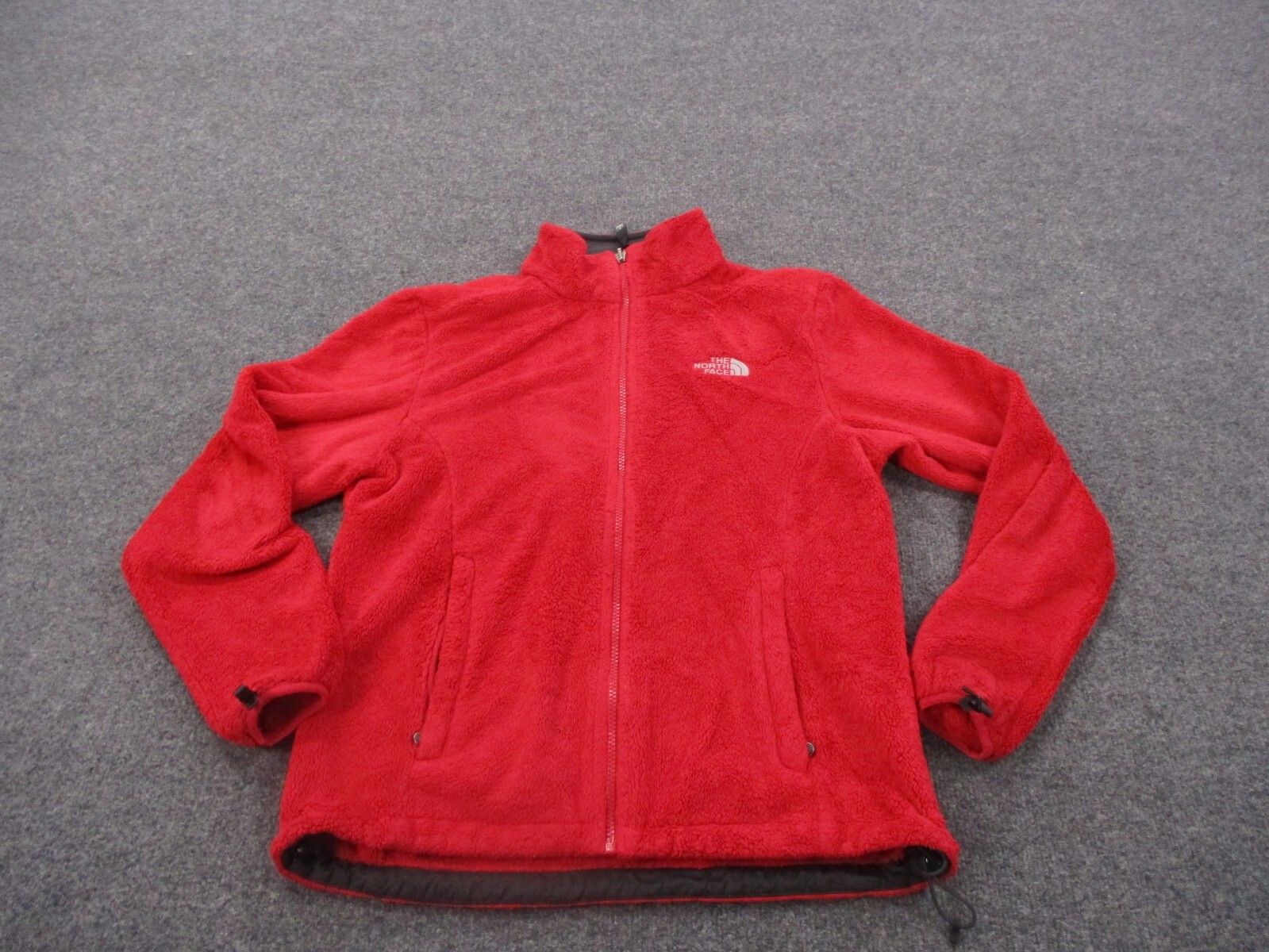 North Face Osito Red Fleece Jacket Womens Adult M Logo Coat  