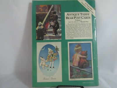 Antique Teddy Bear Post Cards 27 Post Cards In Color Volume I by