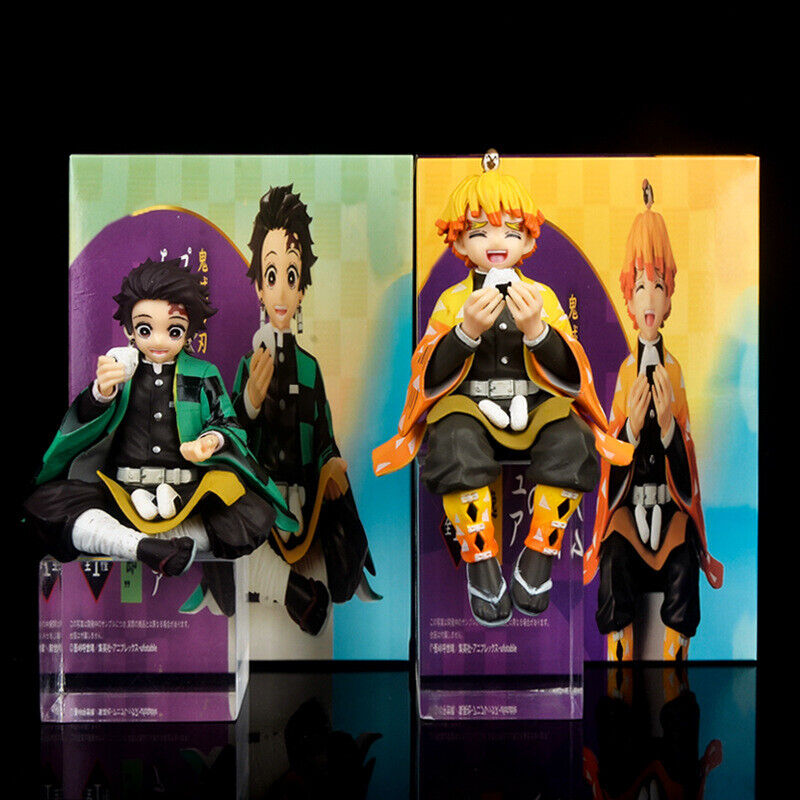 10-15cm Onigiri Demon Slayer 6 Style Rice Nezuko Tanjirou Figure Eating  Sitting Hot Sell Figurines Zenitsu Inosuke Boxed