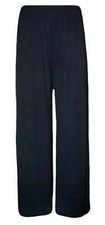 Womens Plain Palazzo Trousers Ladies Flared Wide Leg Pants Legging Trousers Plus