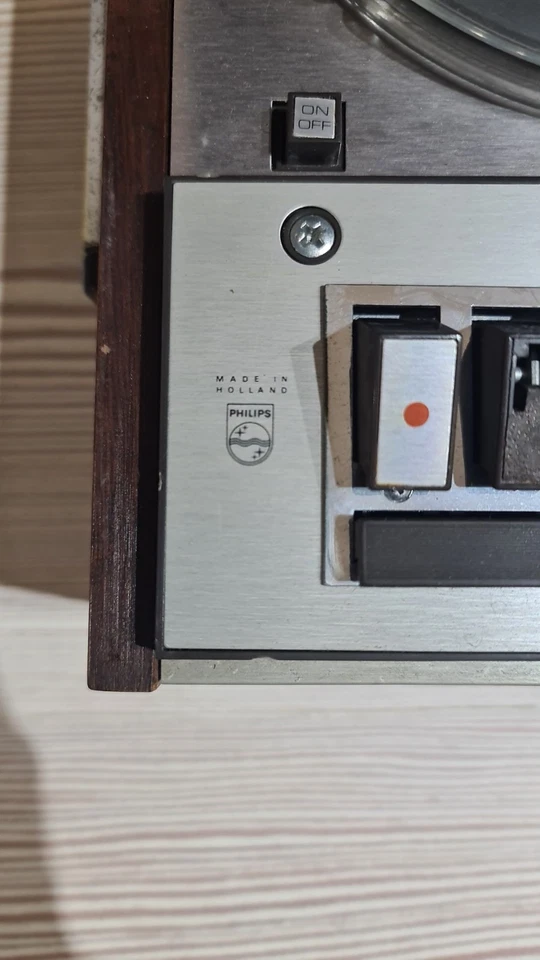 Registratore a bobine Philips 4308 Vintage - reel-to-reel tape recorder - Immagine 2 di 4
