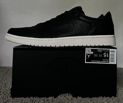 美品　air Jordan 1 Swooshless Black 29cm Size 15M- Air Jordan 1 Retro Low Swooshless Black 2025 848775-005