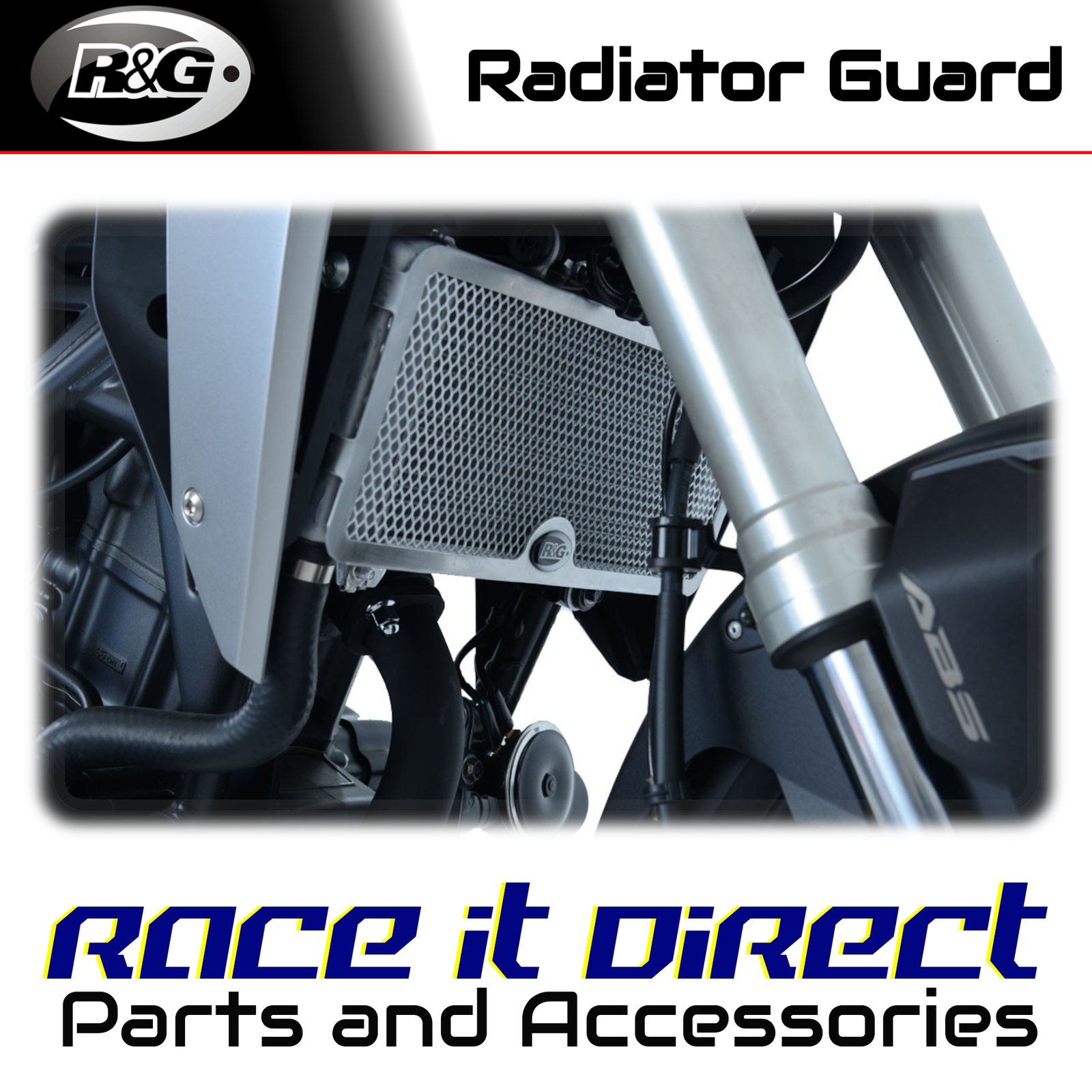 Aluminium Radiator Guard for Honda CB300R 2022-2024 Titanium R&G
