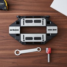 Scharnier-Frässchablone präzise Positionierung Türscharnier-Einbaulehre