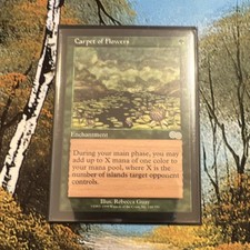 Magic: The Gathering Carpet of Flowers 1998 Green Rebecca Guay