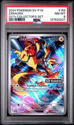 Pokemon Indonesian Sv7s Collector's Set Zeraora #159 PSA 8 | eBay