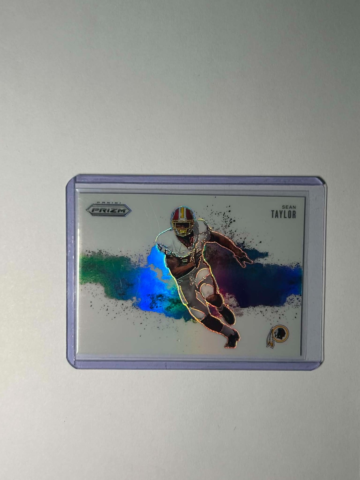 2025 Panini Prizm Football Color Blast SSP Sean Taylor. CASE HIT 🔥 COMMANDERS